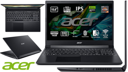 Chollo Portátil gaming Acer Aspire 7 A715-43G-R8XK