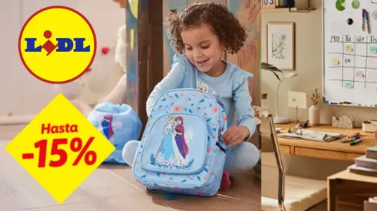 15% de descuento en LIDL por la Vuelta al Cole con código VUELTA15