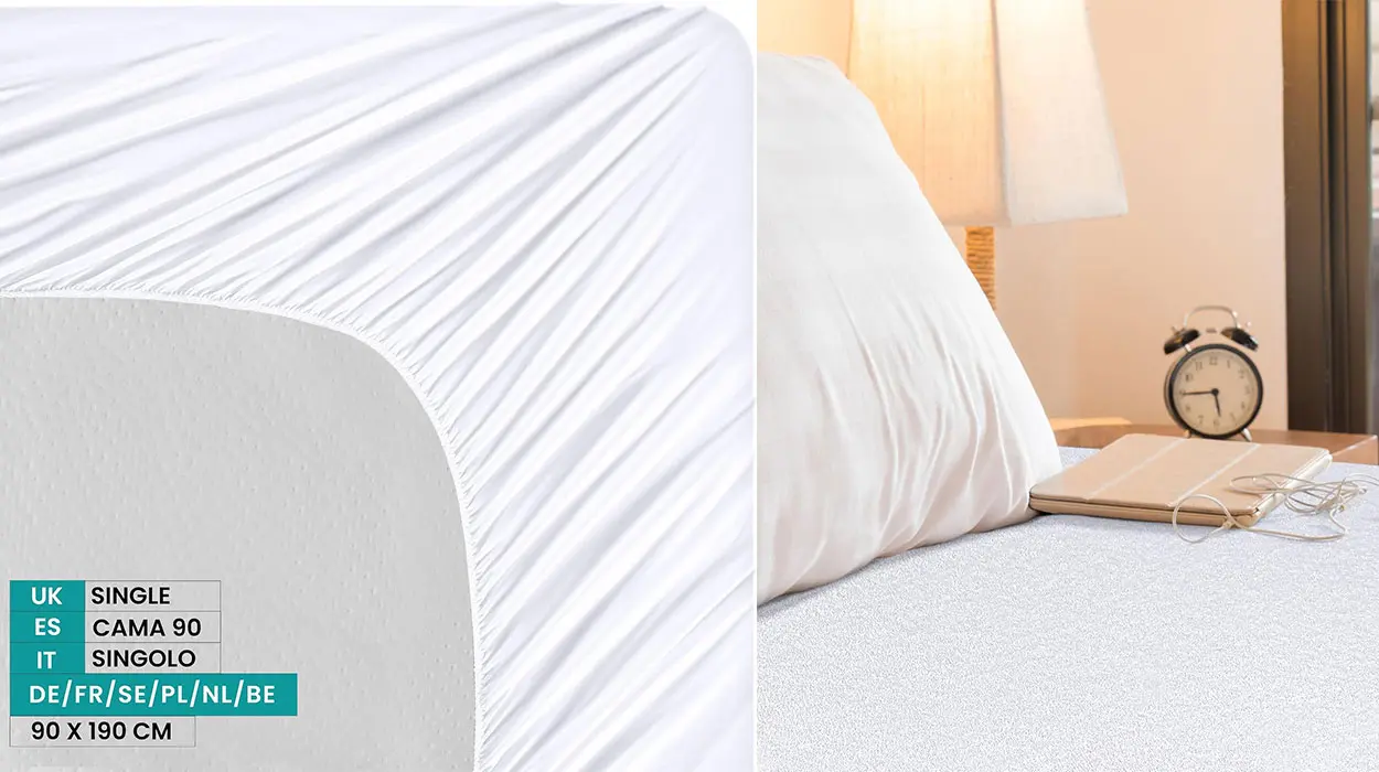 Chollo Protector de colchón Utopia Bedding para cama individual de 90 cm