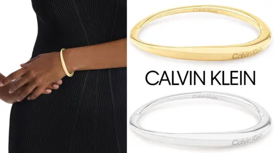 Pulsera bangle Calvin Klein Elongated Drops para mujer