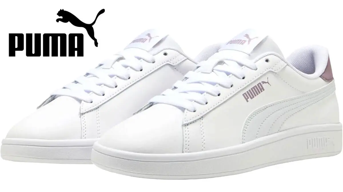 Tu próximo look urbano a la moda con estas Puma Smash de piel blancas al 51% de descuento en Amazon