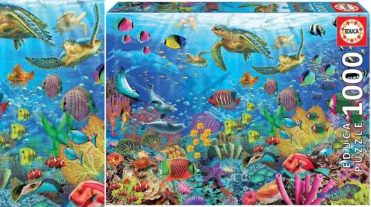 Puzle Educa "Tortugas en el Paraíso" de 1.000 piezas