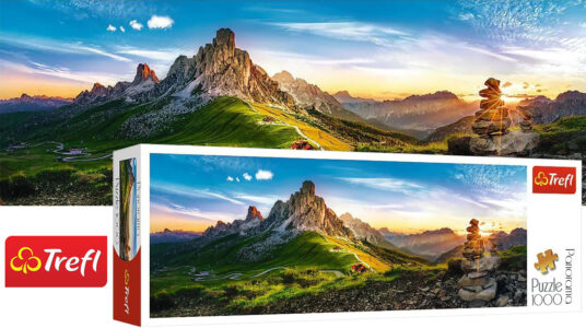 Puzle panorámico Trefl Dolomitas de 1.000 piezas