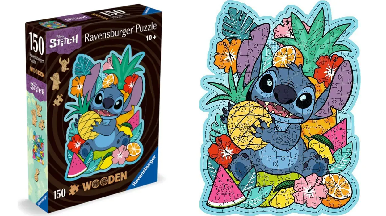 Chollo Puzle infantil Ravensburger Disney Stitch de 150 piezas de madera