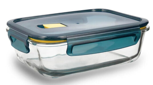 Chollo Recipiente rectangular Quid Astral de vidrio hermético de 104 litros