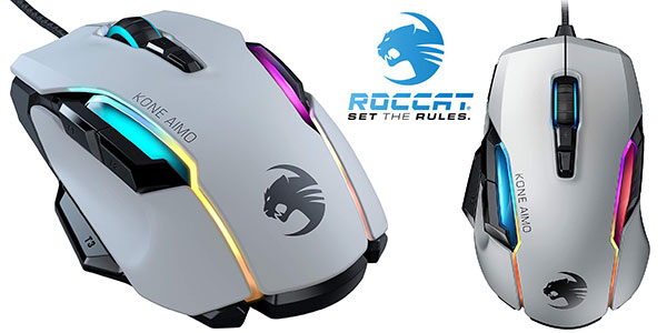 Chollo Ratón gaming óptico Roccat Kone Aimo con cable de 23 botones