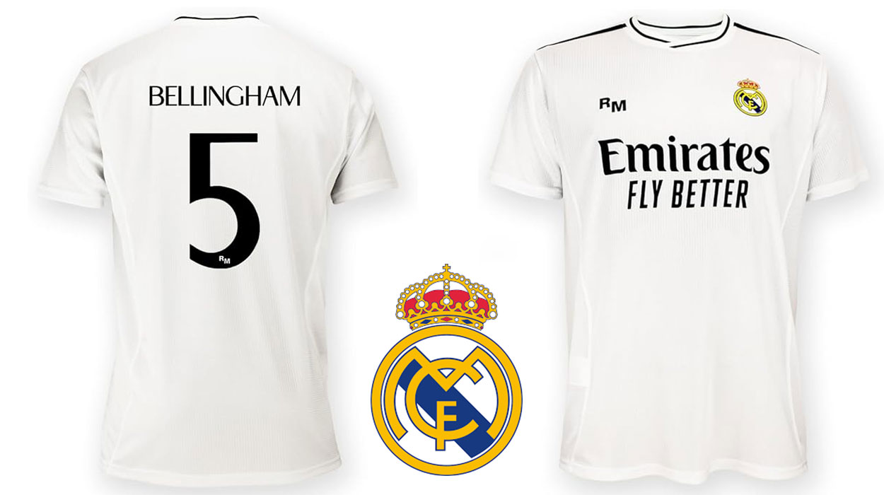 Chollo Réplica oficial de la primera equipación del Real Madrid CF 