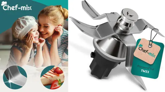 Chollo Recambio de cuchillas Chef-Mix para Thermomix
