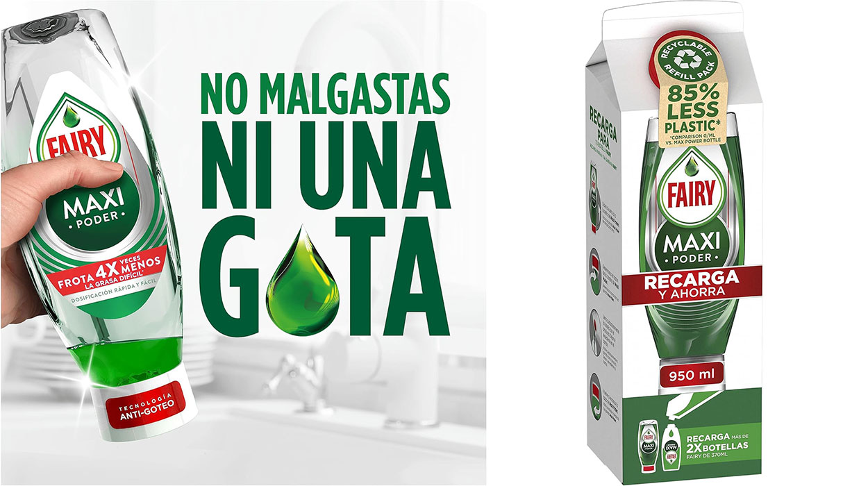 Chollo Recambio de Fairy Maxi Poder de 950 ml