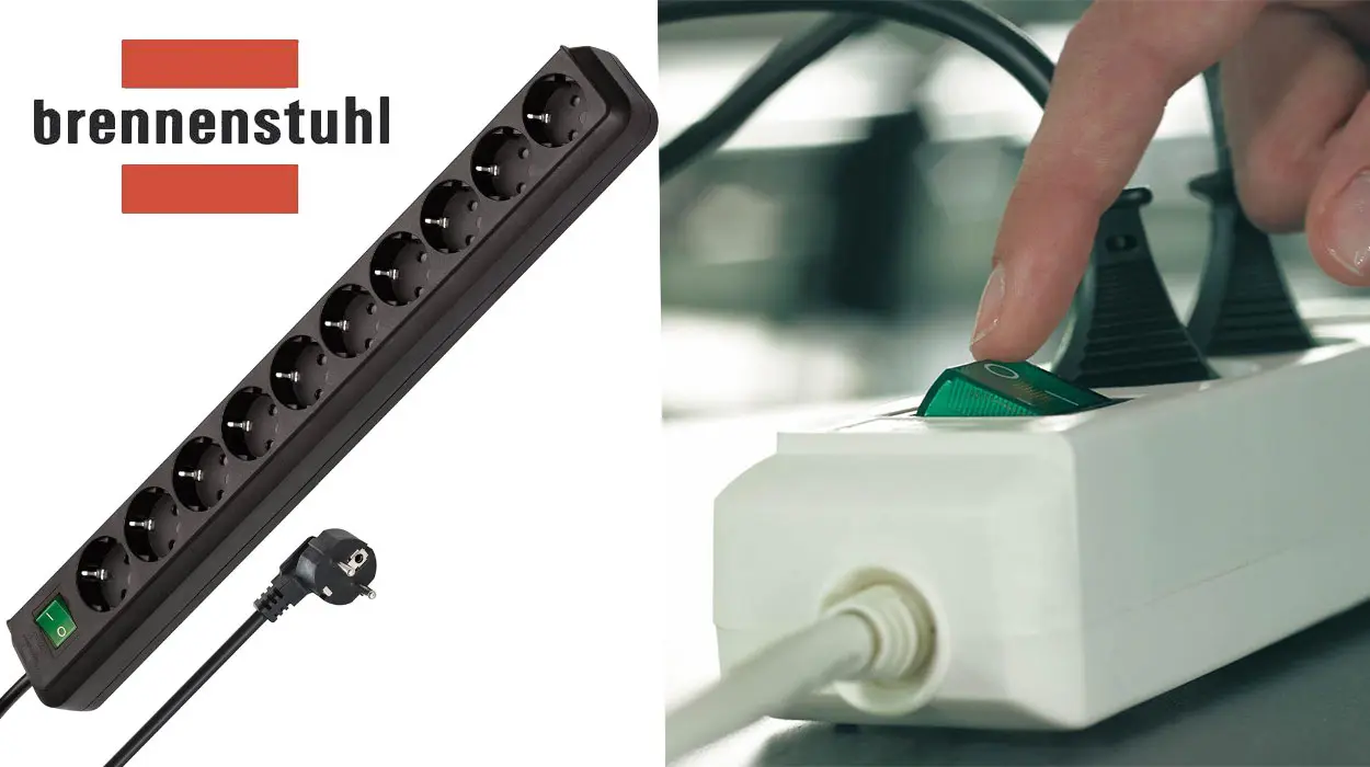 Chollo Regleta Brennenstuhl Eco-Line de 10 tomas con interruptor