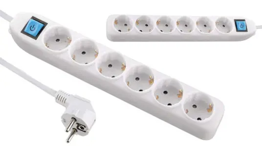 Chollo Regleta Electraline de 6 tomas con interruptor