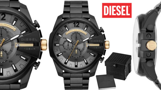 Chollo Reloj de cuarzo Diesel Mega Chief DZ4308 para hombre