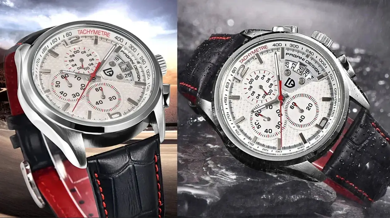 Reloj de cuarzo Pagani Design para hombre 