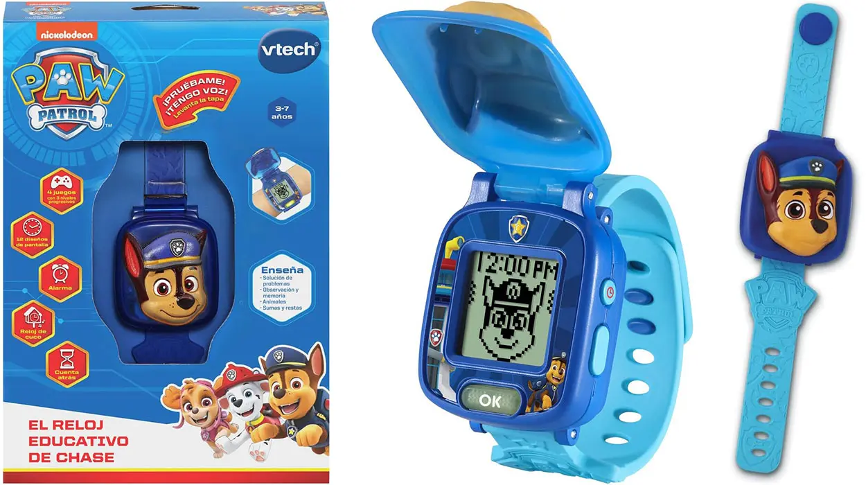 Chollo Reloj educativo VTech de Chase de la Patrulla Canina para niños 