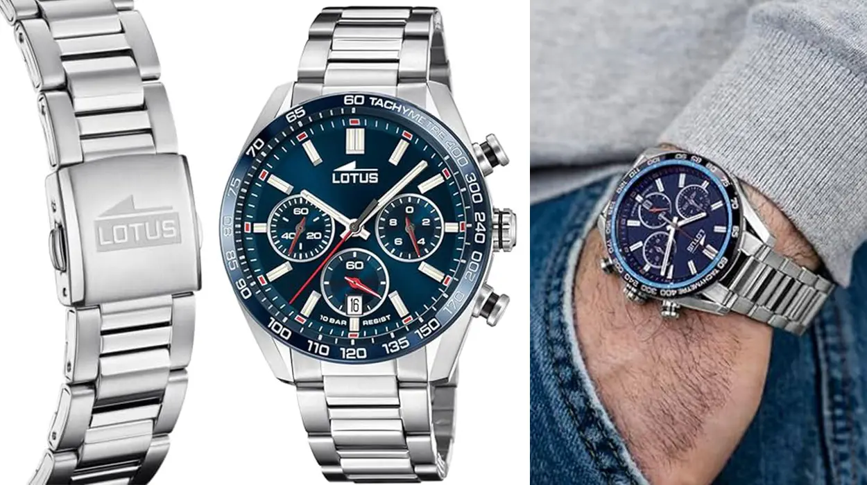 Chollo Reloj Lotus 18916/4 Chrono de acero inoxidable
