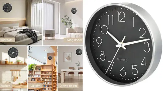 Reloj de pared con movimiento de cuarzo VMUTGA