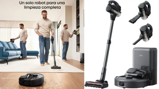 Robot Aspirador Eufy E20 3 en 1 de 30.000 Pa