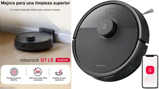 Chollo Robot Aspirador Roborock Q7 L5 de 8.000 Pa