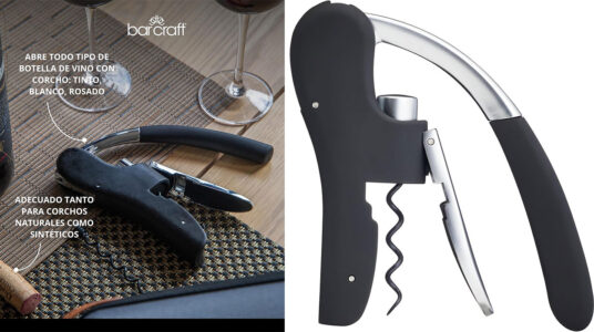 Chollo Sacacorchos de palanca BarCraft