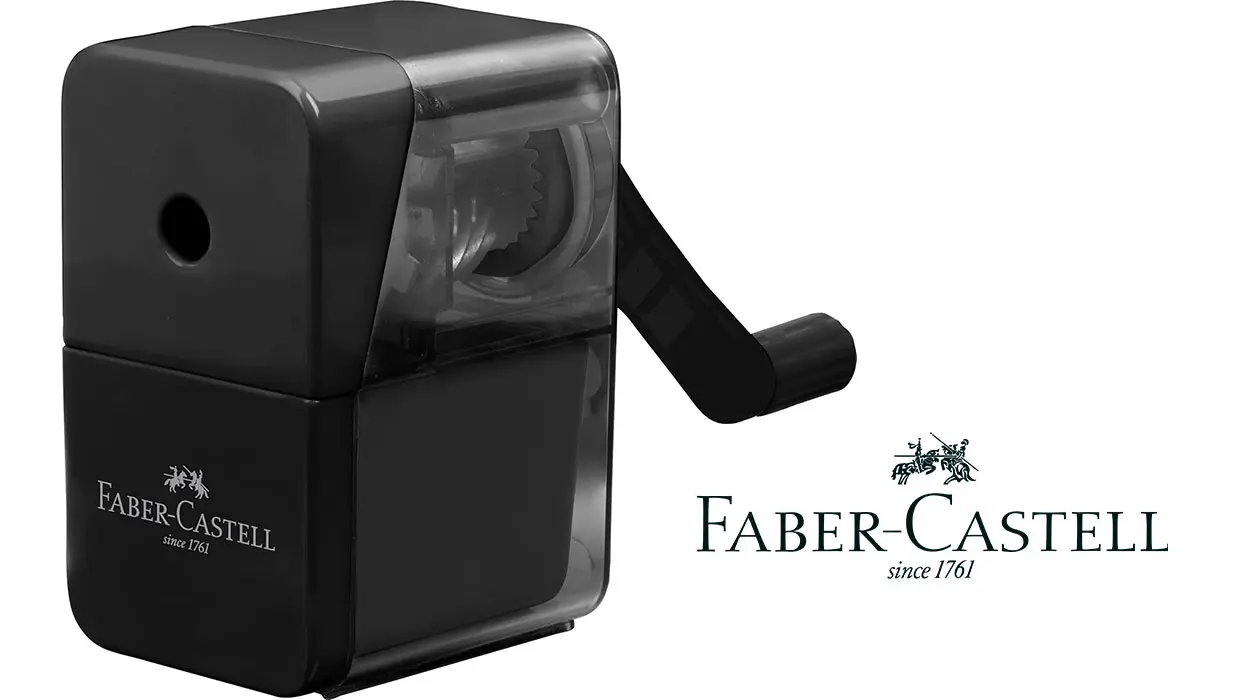Sacapuntas con manivela de escritorio Faber-Castell