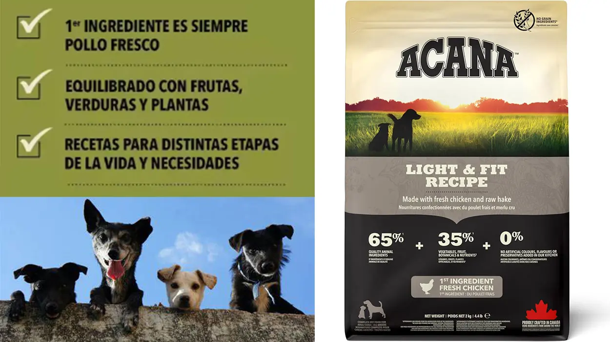 Chollo Saco de pienso Acana Light & Fit para perros de 11,4 kg