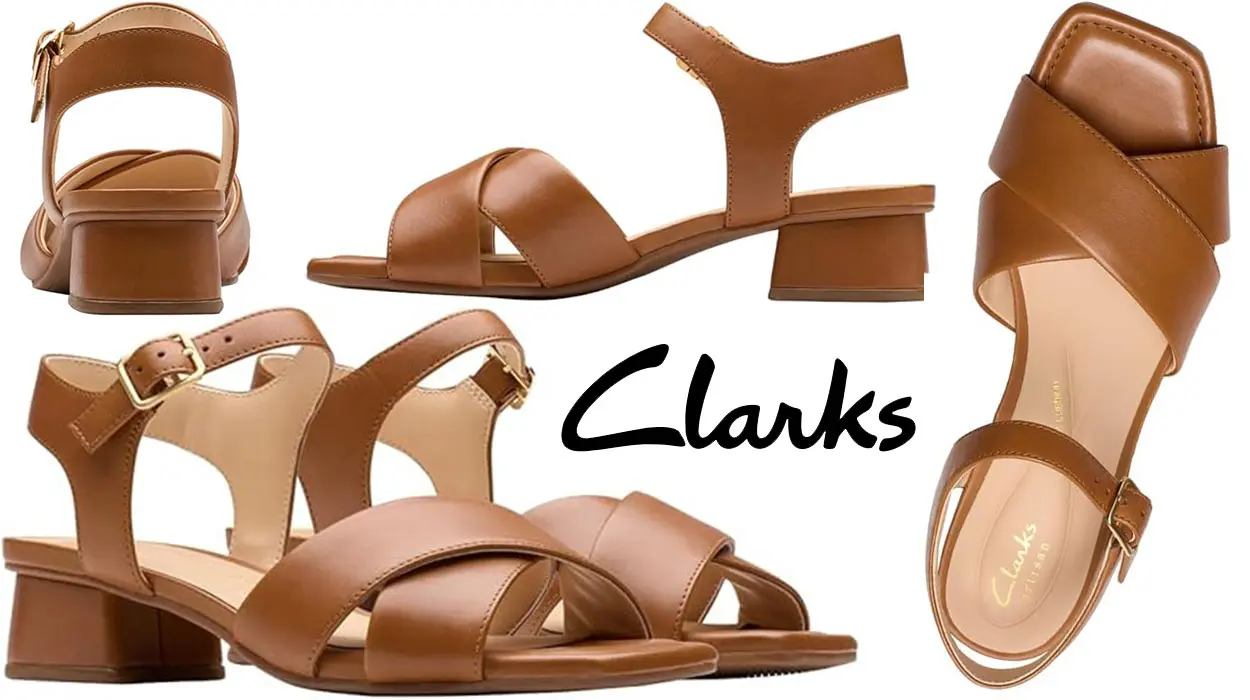 Chollo Sandalias Clarks Serina35 Cross para mujer