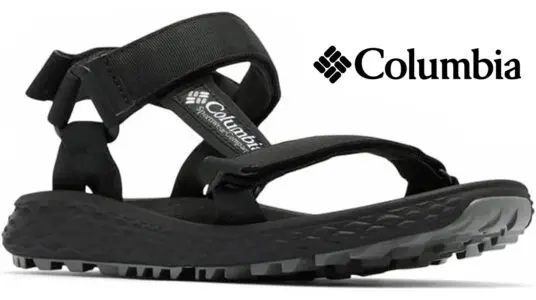 Chollo Sandalias Columbia Konos Globetrot negras para hombre