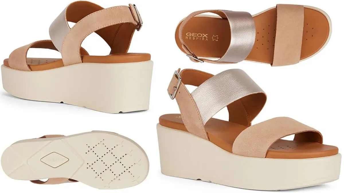 Sandalias de cuña Geox Xand 2.2s para mujer