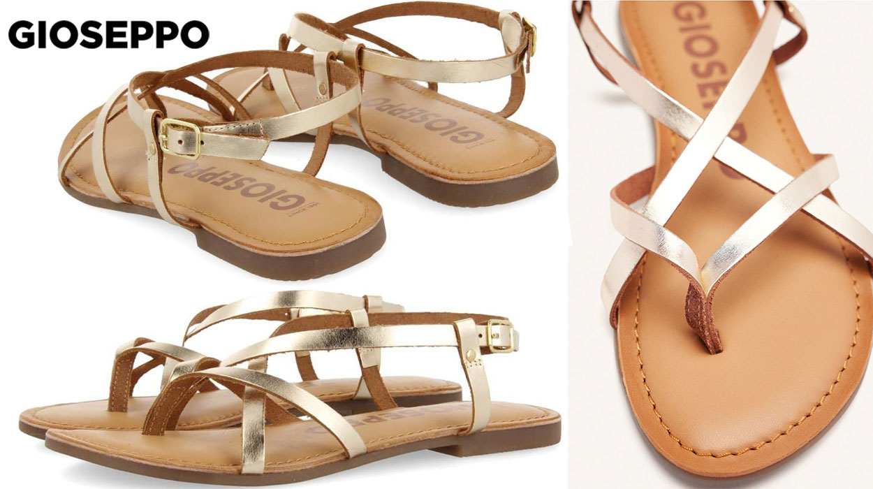 Sandalias romanas Gioseppo Lelex para mujer