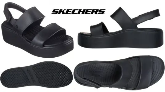 Chollo Sandalias Skechers Foamies: Arch Fit Upbeat - Sunrise para mujer