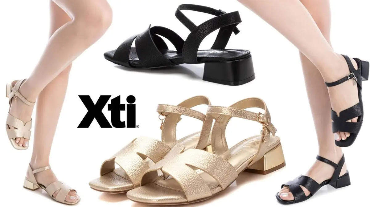 Sandalias Xti 14412601 con tacón y hebilla para mujer
