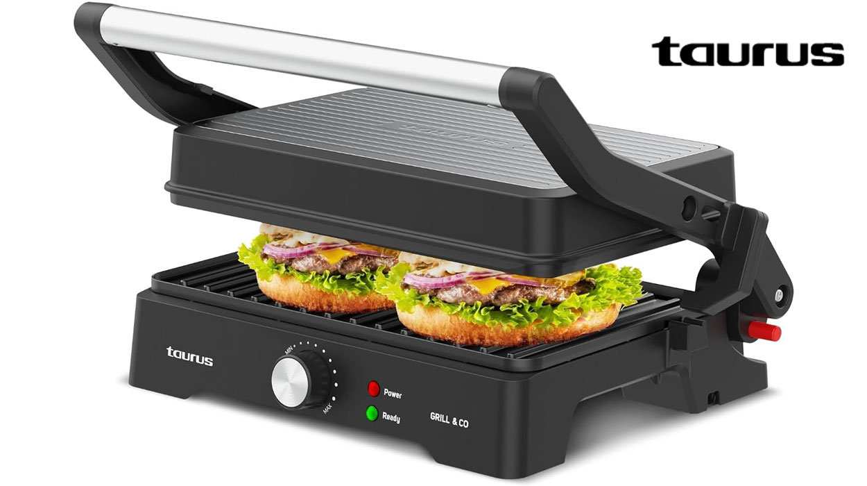 Chollo Sandwichera Taurus Grill&Co de 1.500 W 