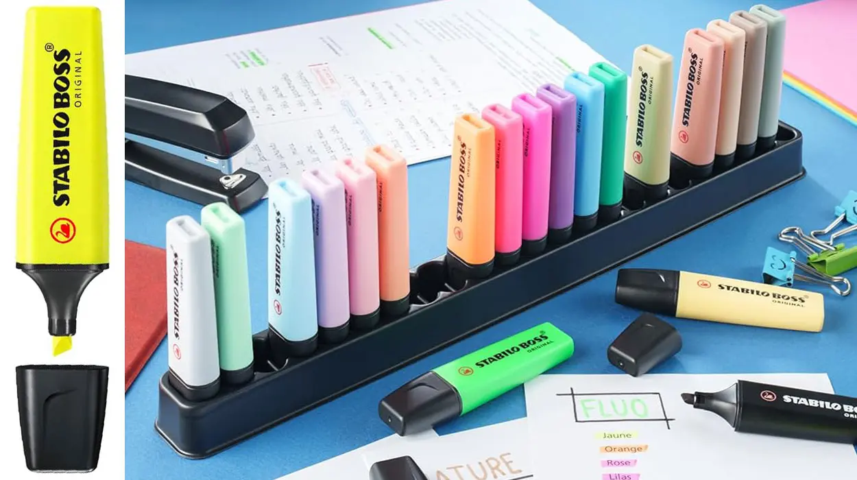 Chollo Set de 23 marcadores Stabilo Boss Original