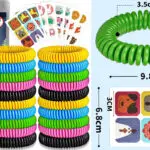 Set antimosquitos con 20 pulseras y 60 parches para niños