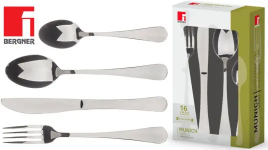 Chollo Set Bergner Munich de 24 cubiertos para 4 personas