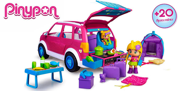 Chollo Set Coche de camping familiar de Pinypon