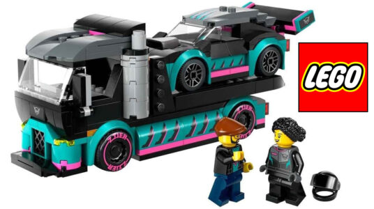Chollo Set Coche de Carreras y Camión de Transporte de LEGO City