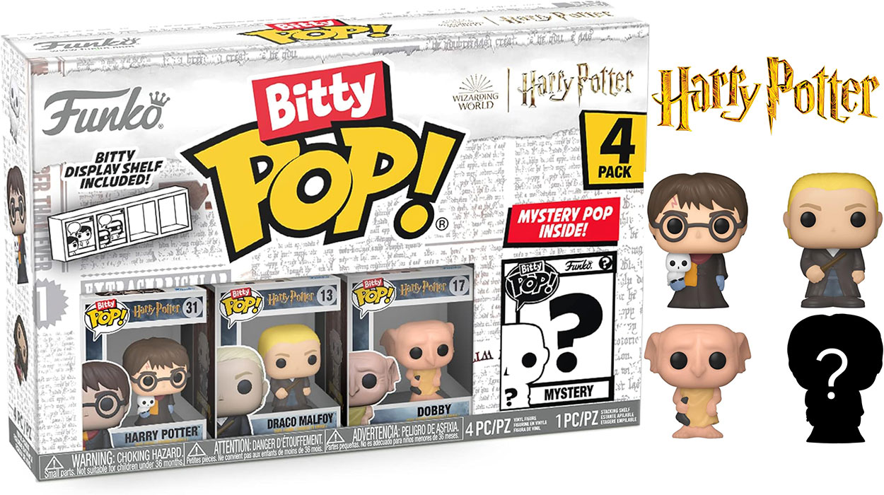 Chollo Set Funko Bitty Pop! de Harry Potter con 3 mini figuras y una sorpresa 