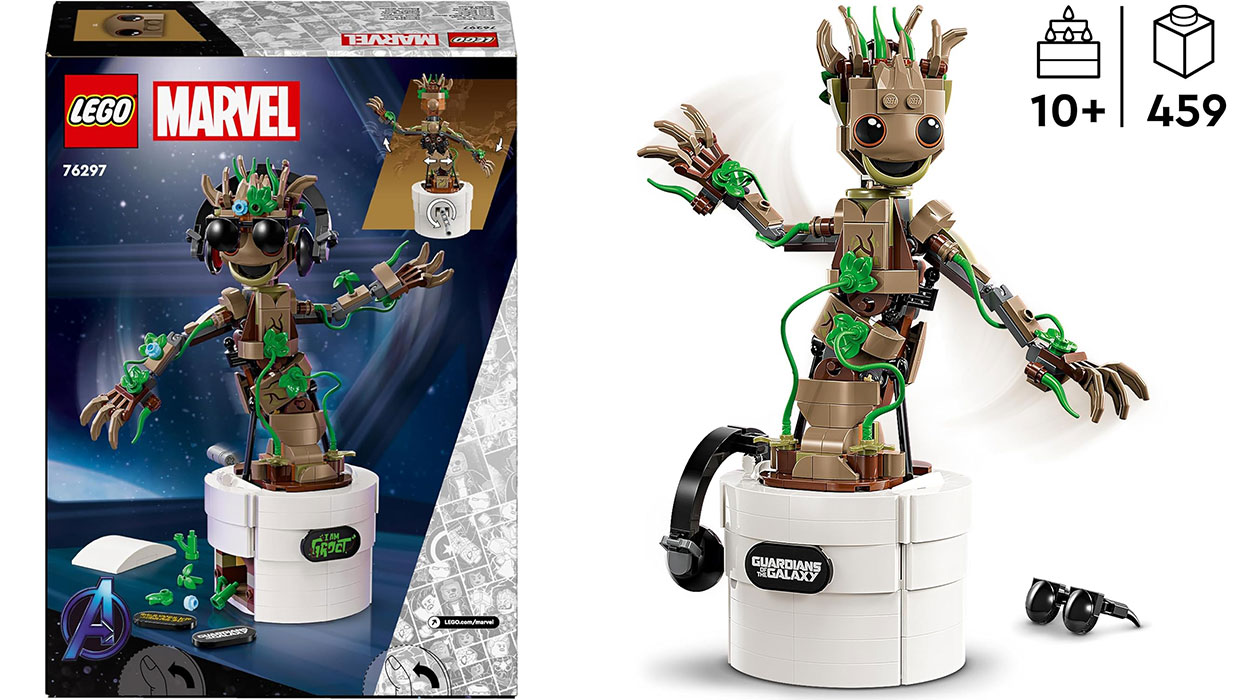 Chollo Set Groot Bailarín de LEGO Marvel 