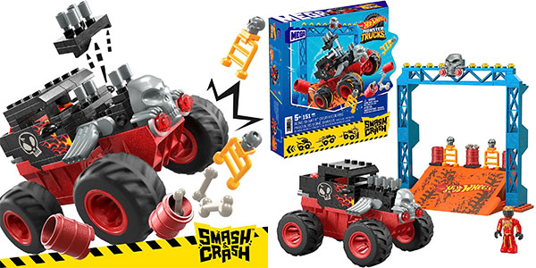 Chollo Set Mega Construx Monster Trucks Bone Shaker de Hot Wheels