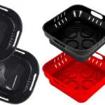 Chollo Set Moleath de moldes de silicona de 22 cm para airfryer con accesorios