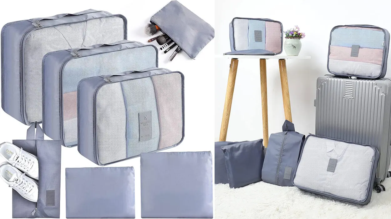 Set organizador de equipaje AiQInu de 7 piezas