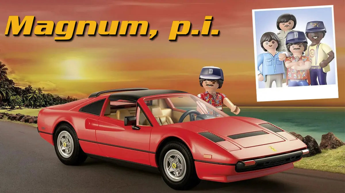 Set Playmobil Ferrari 308 GTS de Magnum