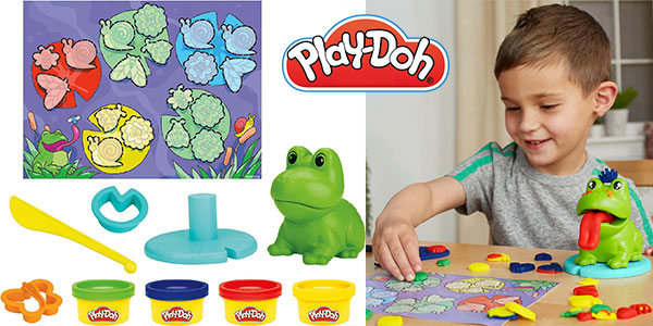 Chollo Set preescolar Rana de Play-Doh con 4 botes de plastilina