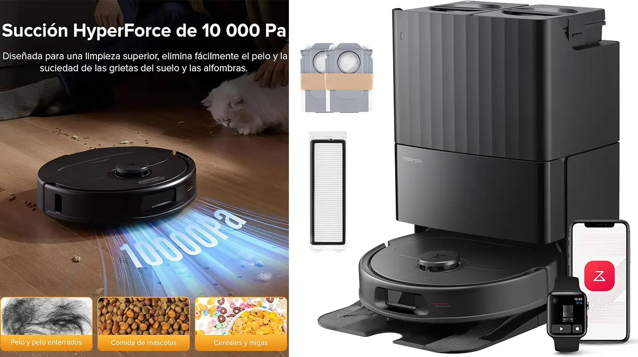 Set Robot Aspirador Roborock QV 35S