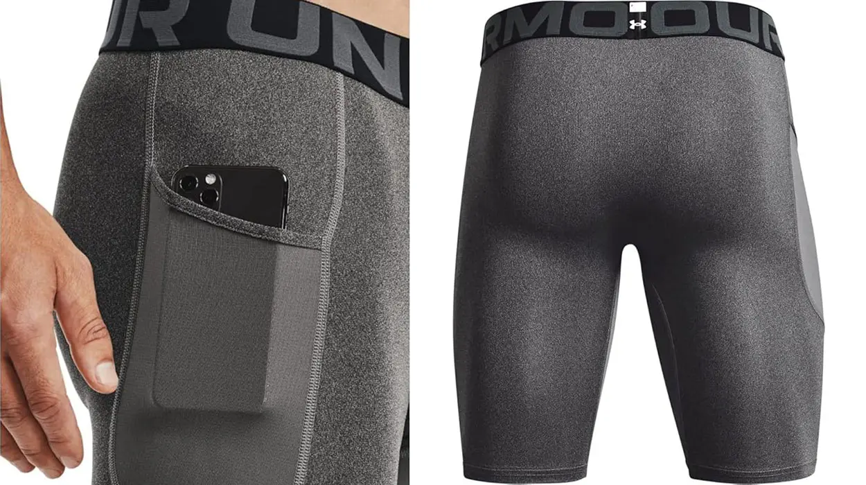 Shorts de compresión Under Armour HeatGear para hombre baratos