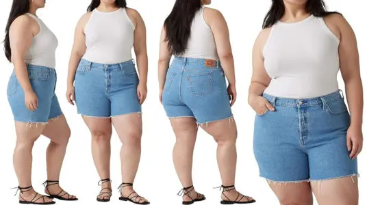 Chollo Shorts vaqueros Levi's 501 de tiro alto y talla extragrande para mujer