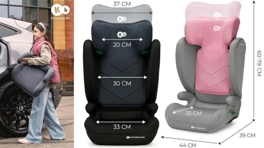 Chollo Sillita de coche 2 en 1 Kinderkraft I-SPARK para niños