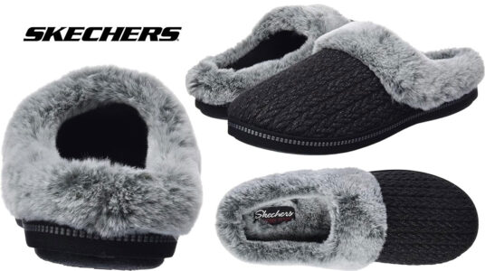 Chollo Zapatillas de paño Skechers Acogedora Fogata para mujer