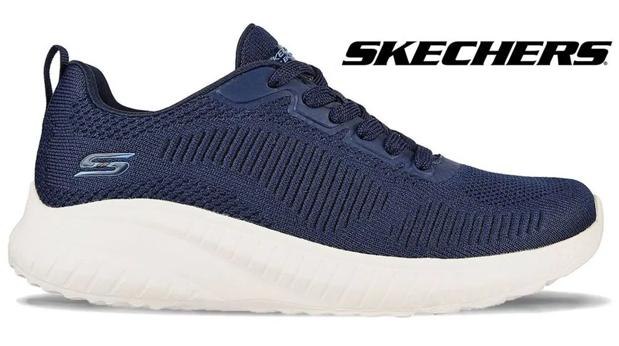 Chollo Zapatillas Skechers BOBS Sport Squad Chaos - Face Off para mujer